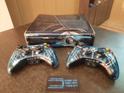 Лот: 18608255. Фото: 1. Microsoft Xbox 360 S 320gb Halo... Игровые приставки, консоли