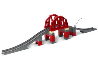 Лот: 4784804. Фото: 1. 3774 LEGO Дупло Мост. Конструкторы