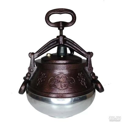 Лот: 18099371. Фото: 1. Казан алюминиевый 15 л двухцветный... Жаровни, казаны
