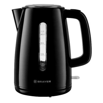 Лот: 24468605. Фото: 1. Электрический чайник Brayer BR1058BK. Чайники, кофемашины, кулеры