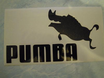 Лот: 3526751. Фото: 1. PUMBA 18/10. Наклейки автомобильные