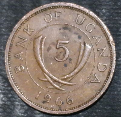 Лот: 14389178. Фото: 1. Экзотика с рубля (19491) Уганда... Остальные страны