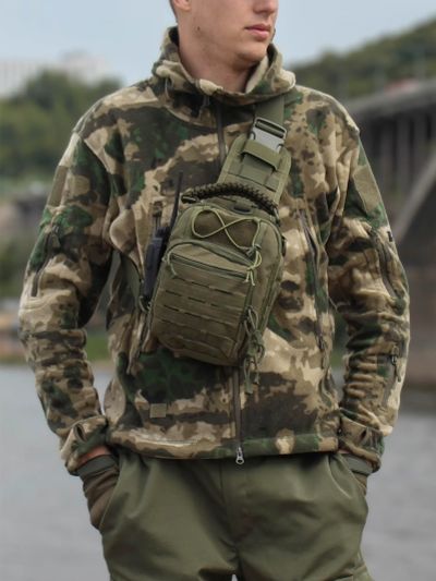 Лот: 25700829. Фото: 1. Сумка тактическая через плечо... Другое (спортивная одежда)