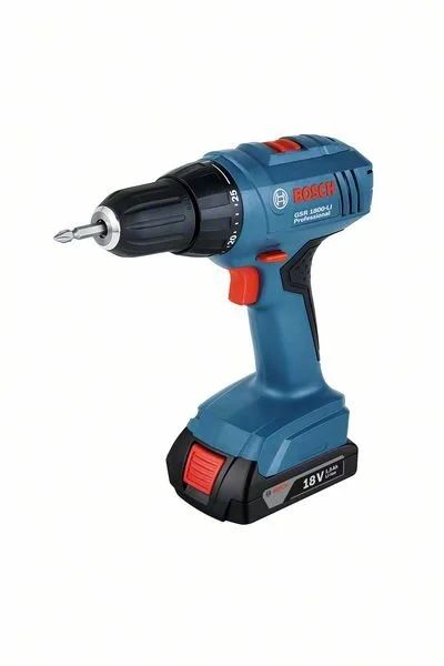 Лот: 3393083. Фото: 1. Шуруповерт аккум. BOSCH GSR1800... Электроинструмент