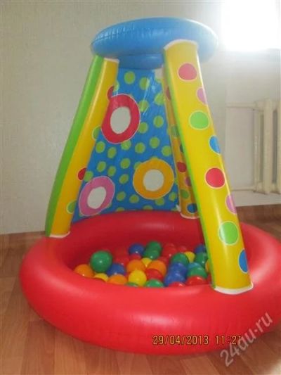 Лот: 2756172. Фото: 1. Детский надувной комплекс (сухой... Другое (игрушки)