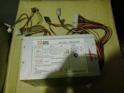Лот: 6297275. Фото: 1. Блок питания (БП) Power Box PB350W... Корпуса, блоки питания