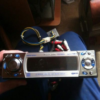 Лот: 12035446. Фото: 1. Автомагнитола panasonic на запчасти. Автомагнитолы