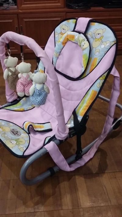Лот: 9441883. Фото: 1. Шезлонг Rich-Toys. Ходунки, прыгунки, качели