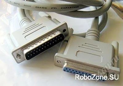 Лот: 747312. Фото: 1. Кабель LPT. Шлейфы, кабели, переходники