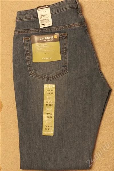 Лот: 2205357. Фото: 1. Джинсы Carhartt_ размер 50-52. Джинсы