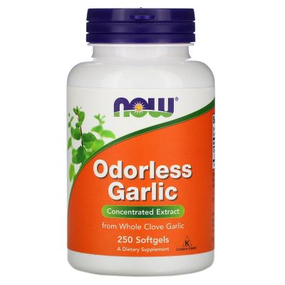 Лот: 18820719. Фото: 1. NOW Odorless Garlic 250 капс. Спортивное питание, витамины