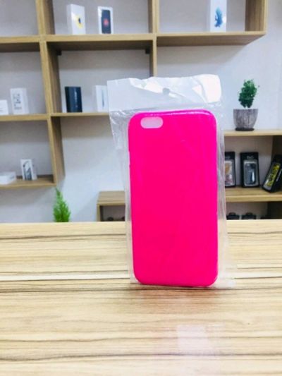 Лот: 11725569. Фото: 1. Силикон iPhone 6 UltrA Slim Розовый. Чехлы, бамперы