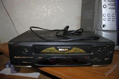 Лот: 2057969. Фото: 1. Видеомагнитофон Philips. Видеомагнитофоны