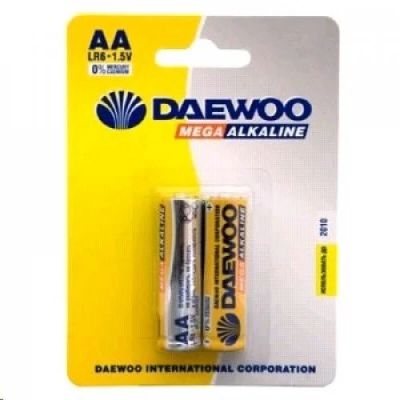 Лот: 15011652. Фото: 1. Батарейка Daewoo LR06 BL-4 4шт... Батарейки, аккумуляторы, элементы питания