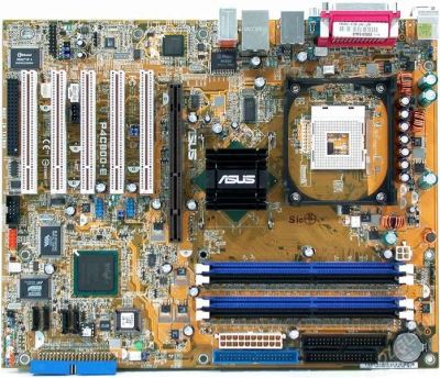 Лот: 1663526. Фото: 1. Asus P4C800-E. Материнские платы