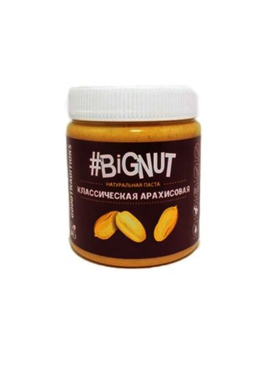 Лот: 15180317. Фото: 1. Арахисовая паста #Bignut "Классическая... Диетическое питание