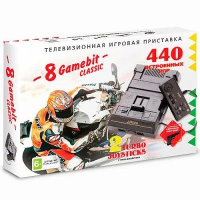 Лот: 22148161. Фото: 1. ИГР. ПРИСТАВКА 8bit CLASSIC 440-in-1... Игровые приставки, консоли
