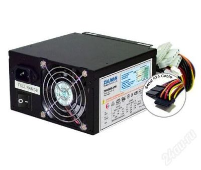 Лот: 976309. Фото: 1. Блок питания Zalman ZM400B-APS... Корпуса, блоки питания