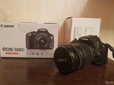 Лот: 9059938. Фото: 1. Canon 500d комплект с объективом... Цифровые зеркальные