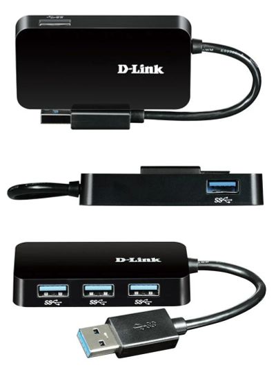 Лот: 18597056. Фото: 1. USB Hub D-Link DUB-1341 (USB 3... USB хабы