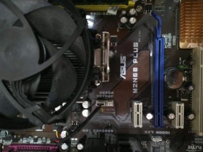 Лот: 13334683. Фото: 1. Athlon 64 x2 5200+ и Asus m2n68... Комплекты запчастей