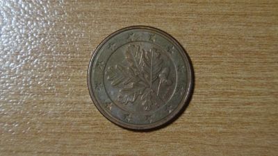 Лот: 23688895. Фото: 1. Германия 5 евроцентов 2008. Германия и Австрия