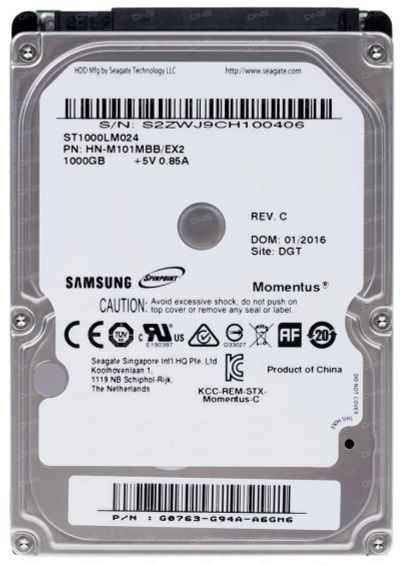 Лот: 17533219. Фото: 1. st1000lm024 [st1000lm024]. Жёсткие диски (HDD)