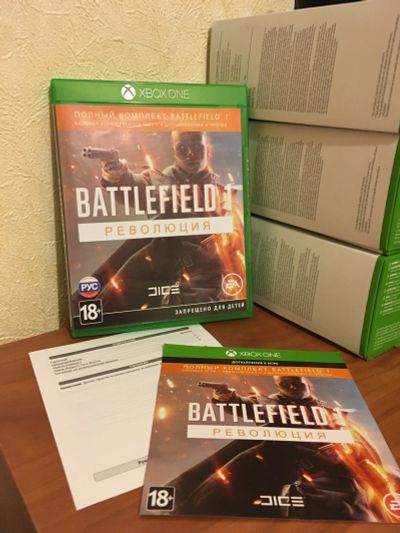 Лот: 12664268. Фото: 1. Battlefield 1 Xbox one. Игры для консолей