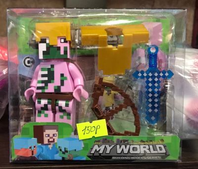 Лот: 12443441. Фото: 1. фигурка майнкрафт (minecraft... Конструкторы