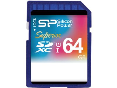 Лот: 3773802. Фото: 1. Карта памяти SD XC 64 GB Silicon... Карты памяти