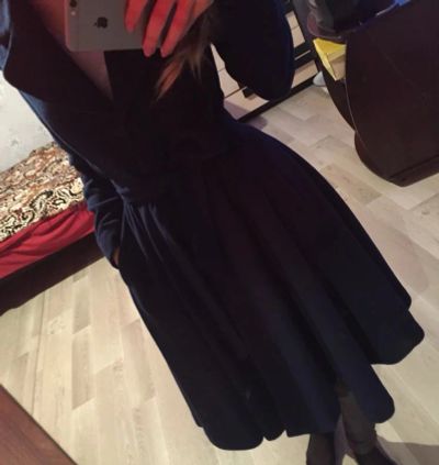 Лот: 9472897. Фото: 1. пальто синее. Верхняя одежда