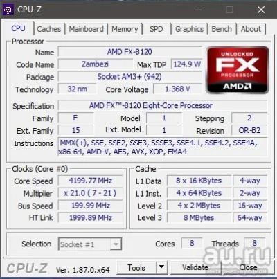 Лот: 15304825. Фото: 1. AMD FX-8120 + AsRock 970 pro 3... Компьютеры в сборе