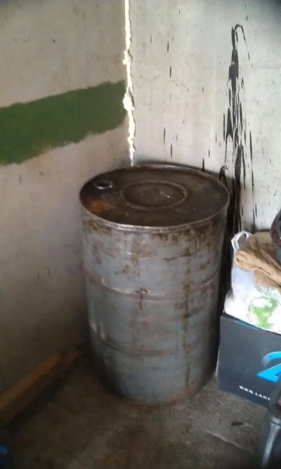 Лот: 3150555. Фото: 1. Бочка под бензин металлическая. Баки, ёмкости