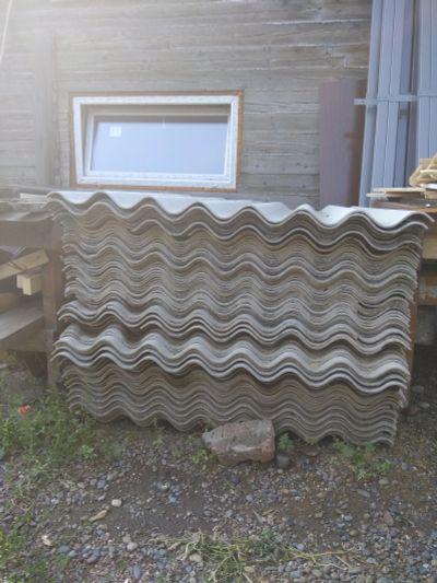 Лот: 11890694. Фото: 1. Шифер Б/У 8 волн. 75-80 листов... Кровельные материалы