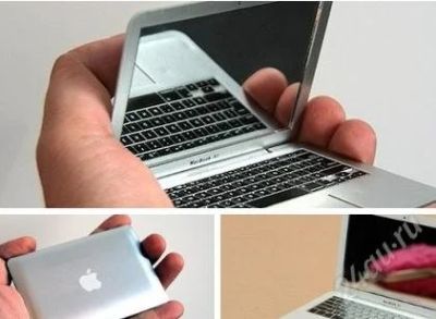 Лот: 1689246. Фото: 1. Зеркальце MirrorBook Air. Дизайн... Другое (аксессуары)