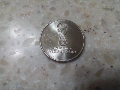 Лот: 9175363. Фото: 1. 25 рублей 2018 футбол. Россия после 1991 года