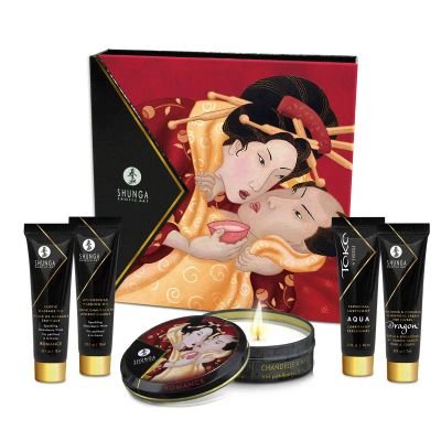 Лот: 24253720. Фото: 1. Набор Shunga Geisha's Secret Клубника... Интимная косметика, смазки
