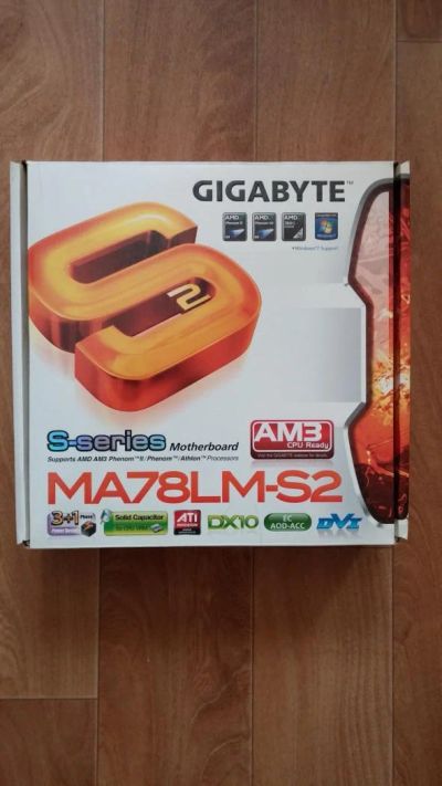 Лот: 5339762. Фото: 1. Материнская плата Gigabyte MA78LM-S2. Материнские платы