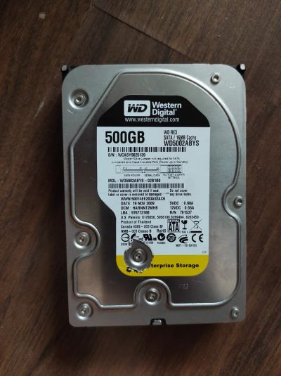 Лот: 17284898. Фото: 1. Жёсткий диск на 500гб. Жёсткие диски (HDD)
