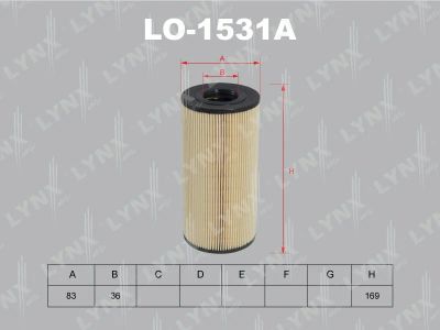 Лот: 13357089. Фото: 1. Lynx LO-1531A Масляный фильтр. Расходные материалы