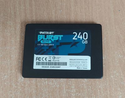 Лот: 23453816. Фото: 1. SSD диск 240Gb Patriot Burst Elite... SSD-накопители