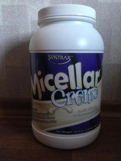 Лот: 4099651. Фото: 1. Syntrax Micellar сreme 0,9 кг... Спортивное питание, витамины