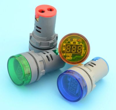 Лот: 11623224. Фото: 1. Цифровой LED вольтметр под врезку... Головки измерительные, индикаторы