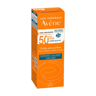 Лот: 23985419. Фото: 1. Авен Солнцезащитный флюид SPF50... Уход за телом