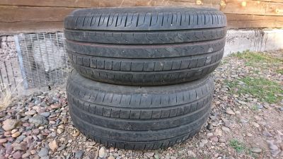 Лот: 17666697. Фото: 1. Пара шин 215/55 16 Pirelli Cinturato... Шины