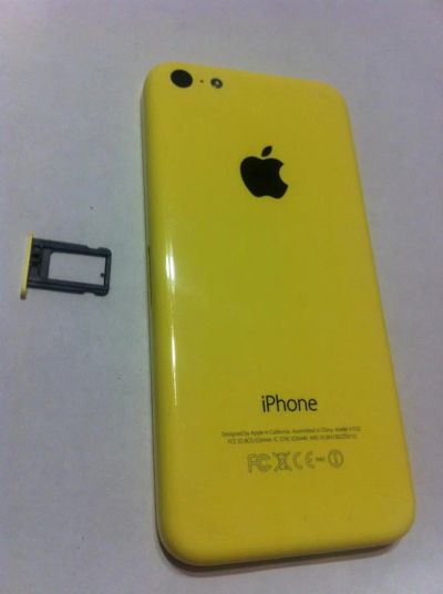Лот: 7185825. Фото: 1. Корпус iPhone 5C желтый оригинал. Корпуса, клавиатуры, кнопки