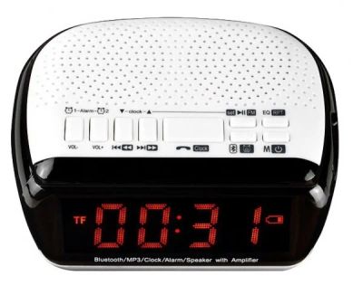 Лот: 16327819. Фото: 1. Часы-колонка Bluetooth Orbita... Активные акустические системы