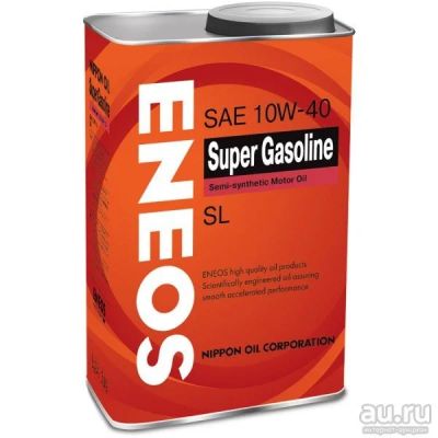 Лот: 9324123. Фото: 1. Eneos Super Gasoline SL, 10W-40... Масла, жидкости