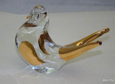 Лот: 18242378. Фото: 1. Cristal D Arques хрустальная птичка... Другое (антиквариат)