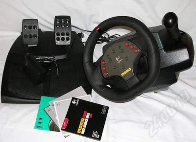 Лот: 7467. Фото: 1. Руль Logitech MOMO Racing Force... Красноярск